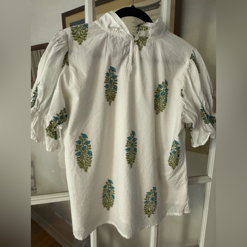 White Floral Women’s Shirt